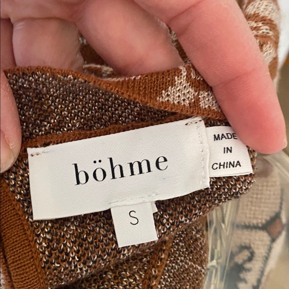 Bohme paisley mock turtleneck sweater - Picture 3 of 5